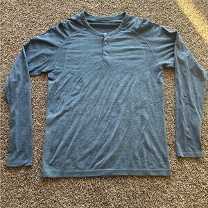 Lululemon Metal Vent Tech Long Sleeve Henley 2.0 Medium Mens